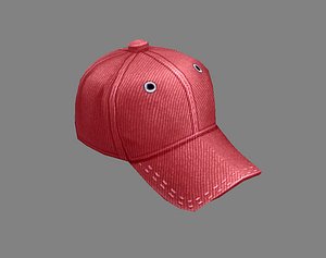 Cartoon red hat - Baseball cap - Sports cap model