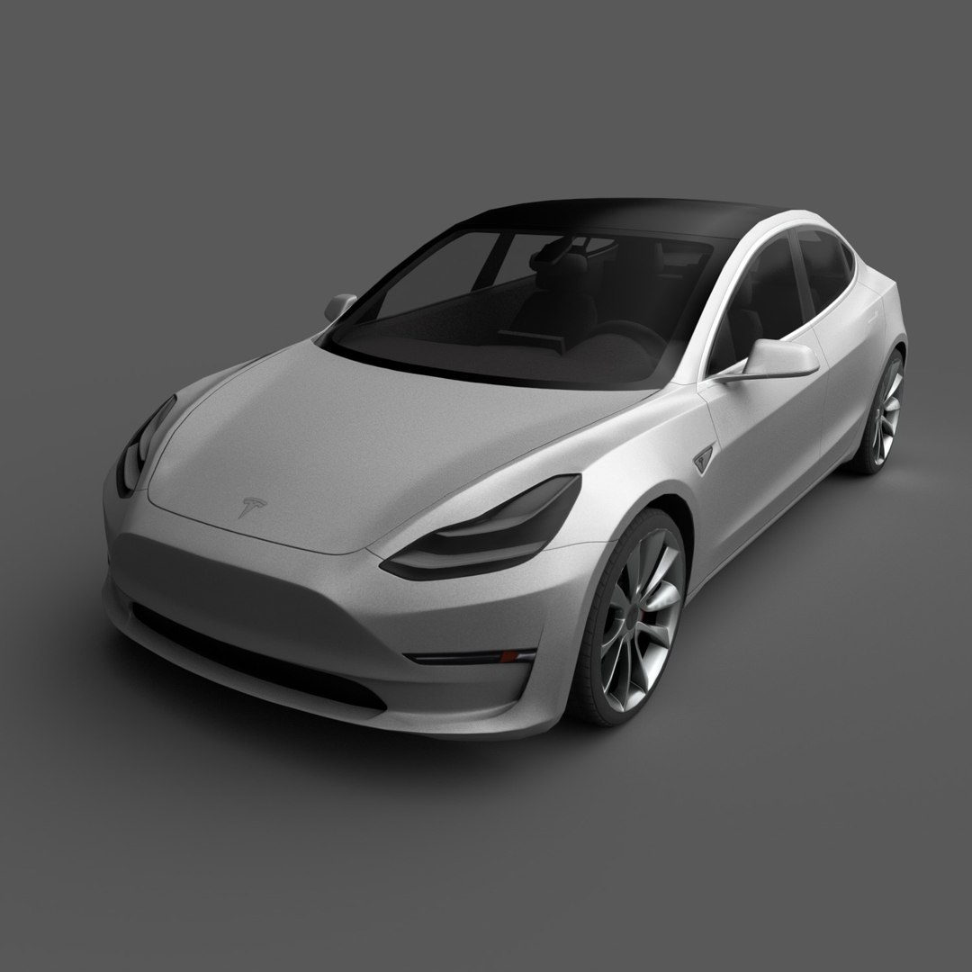 Tesla 3 3D - TurboSquid 1194249