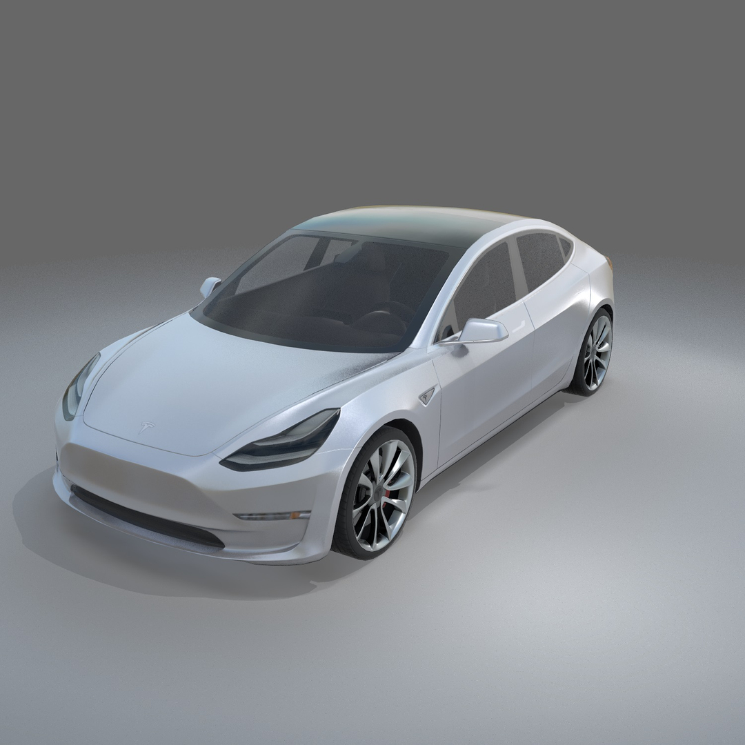 Tesla 3 3D - TurboSquid 1194249