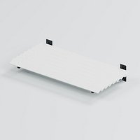 Horizontal Aluminium Brise Soleil with Wall Brackets