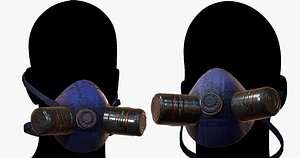 3D gas mask model