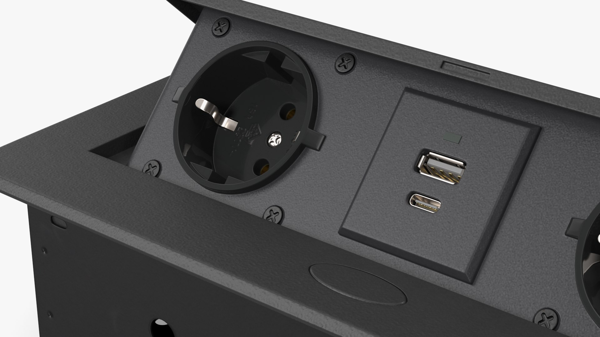 Desktop Power Strip 2 EU Plugs USB Black 3D model https://p.turbosquid.com/ts-thumb/kX/vZQ3lc/Oc/desktoppowerstrip2euplugsusbblack3dmodel015/jpg/1654001447/1920x1080/fit_q87/e59953e8eb2cb078092f855436e4e057124d3580/desktoppowerstrip2euplugsusbblack3dmodel015.jpg