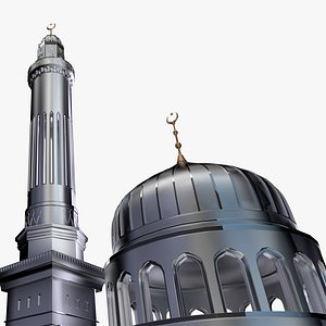 Stunning 3D Mosque for Ramadan and Islamic Celebrations