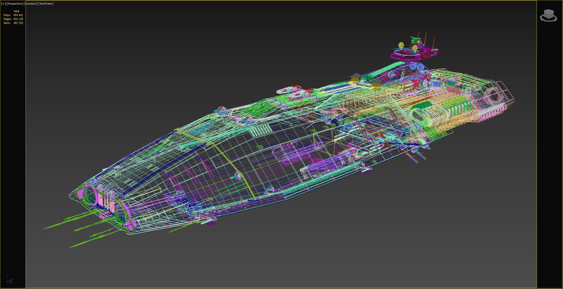 Sci Fi Space Battleship Modelo 3D - TurboSquid 1653643