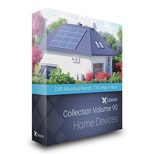 Home Devices 3D Models Collection Volume 90 C4D