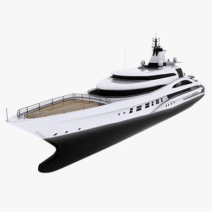 3ds max blohm yacht palladium cruising