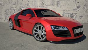 car audi r8 3D model