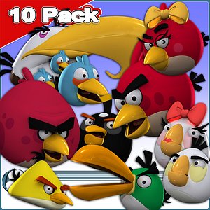 10 Pack: Angry Birds