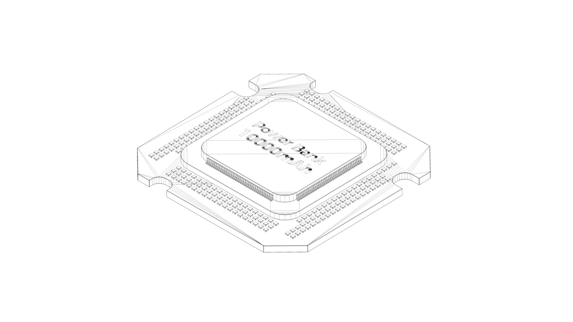 3D Charging Chip Circuit Board Model - TurboSquid 2261253