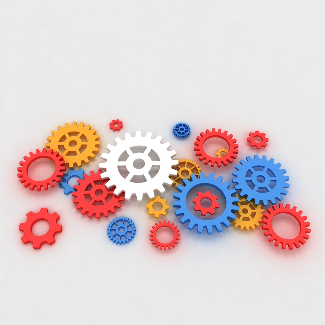 Mechanical Machine Gears Max
