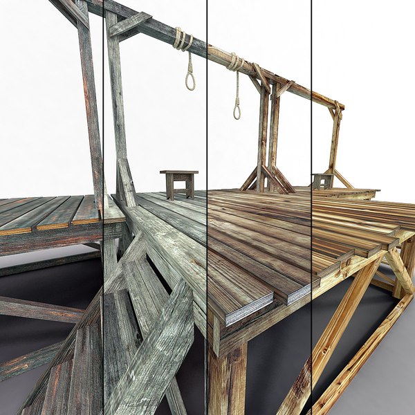 3d model gallow