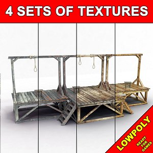 3D Gallows Models - Browse & Download Formats - TurboSquid