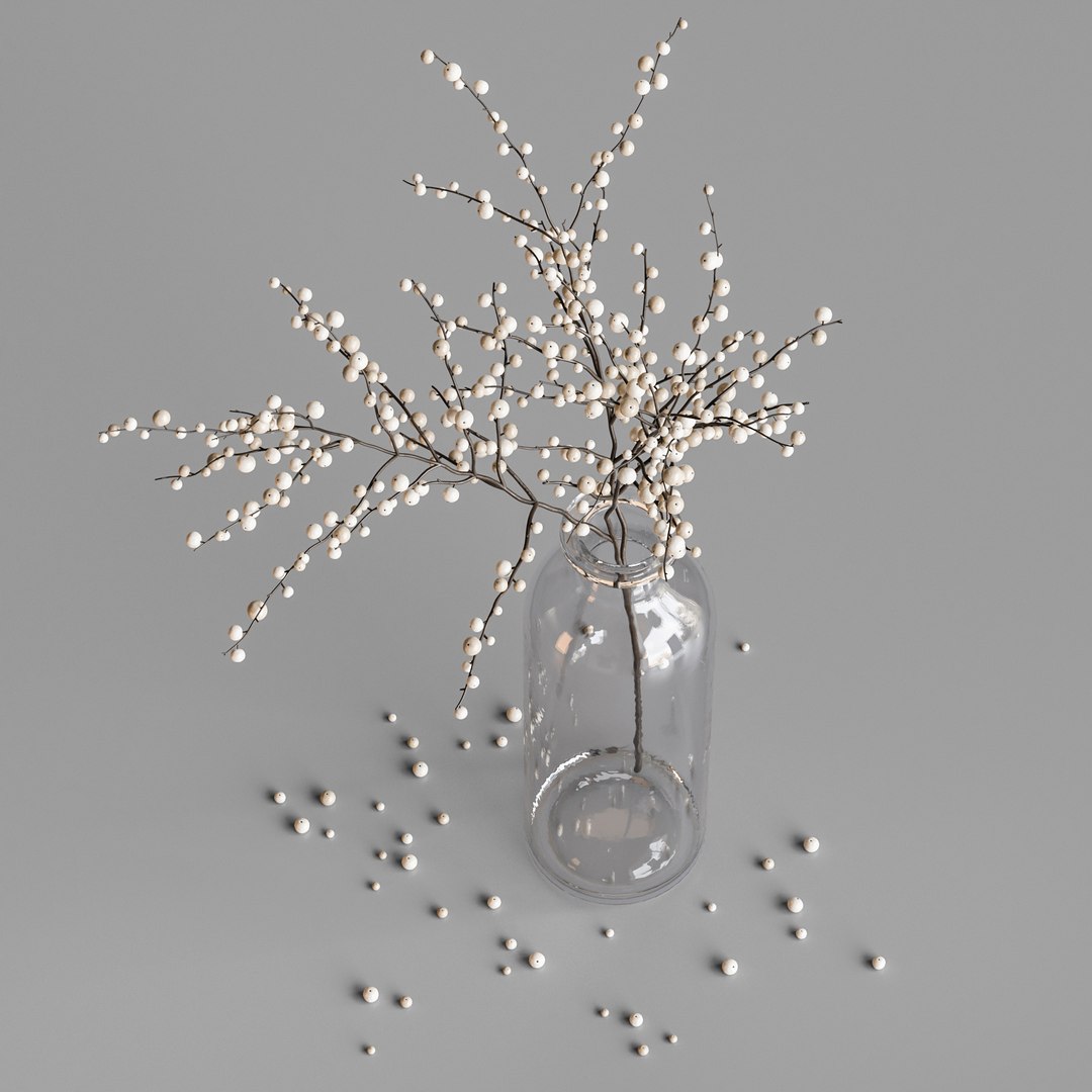 Berry Branches Model - TurboSquid 1858042