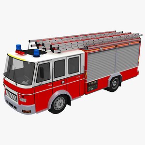 Fire Truck 3D Model