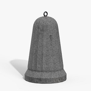 3D model Concrete Bollard