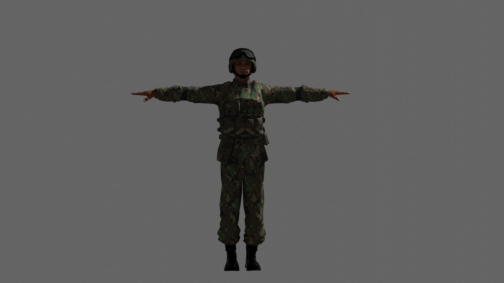 Us army 1980s male 3 3D model - TurboSquid 1772683