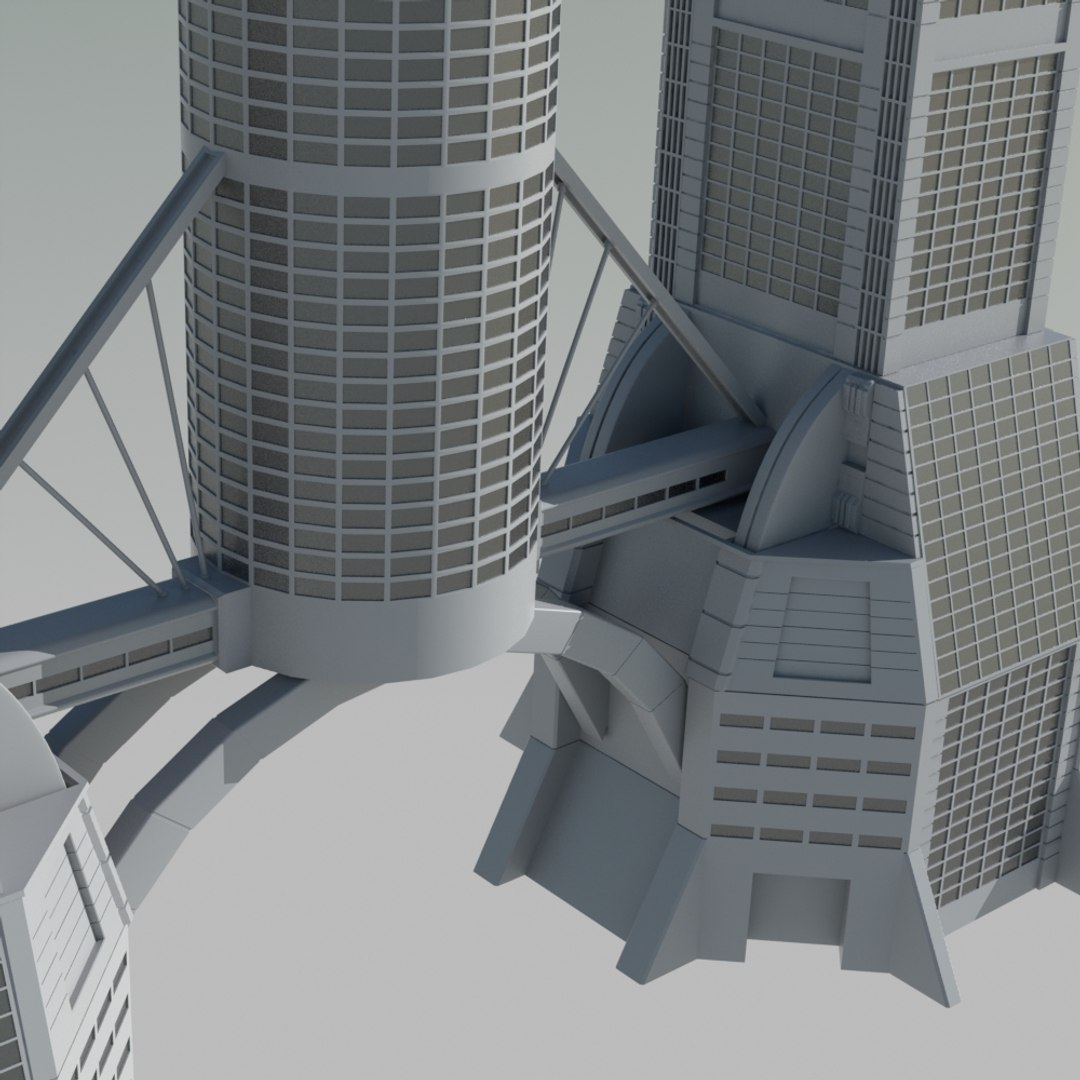 Building Futuristic 3d Model