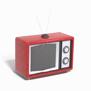 CRT TV low poly
