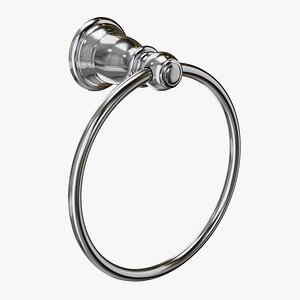 Moen Kingsley YB5486 Chrome Classic Style Towel Ring