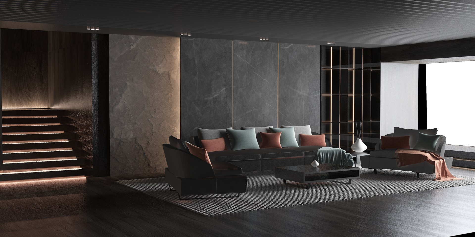 Modern Living Room Model - TurboSquid 2166100