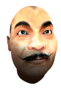 face poirot 3d model