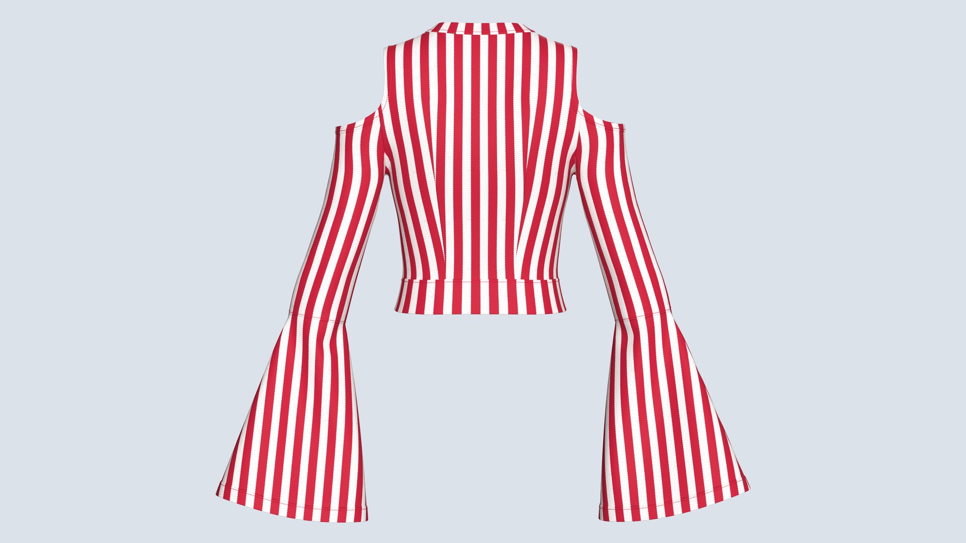 3D model Girls Cold Shoulder Bell-Sleeve Striped Crop Top https://p.turbosquid.com/ts-thumb/kY/hB9cO1/d4/girlscoldshoulderbellsleevestripedcroptop_3/png/1788501749/1920x1080/fit_q87/99cb958dd4ed3d1bdfe758be487951de048741a9/girlscoldshoulderbellsleevestripedcroptop_3.jpg
