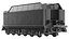 Detaillierter Zug-Kohlenwagen