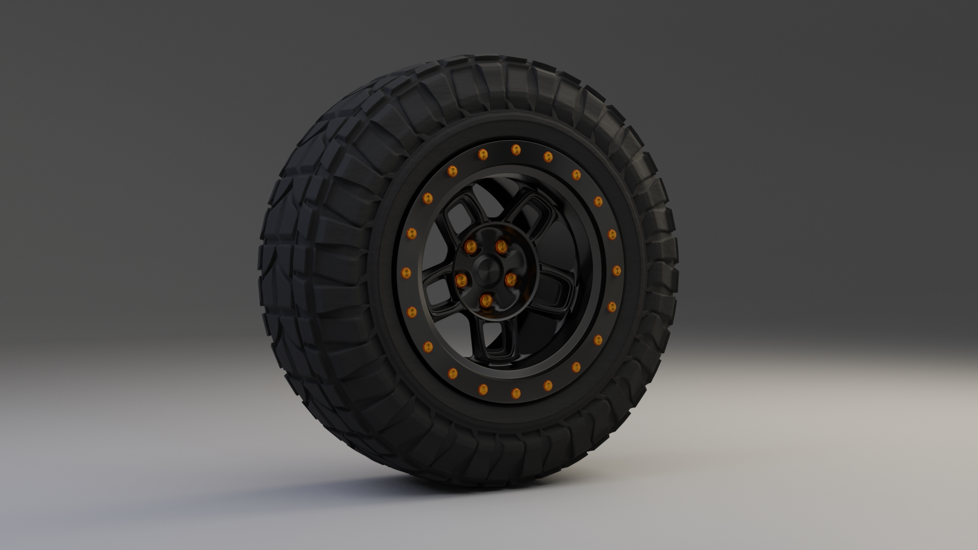 3D offroad wheel - TurboSquid 1708366