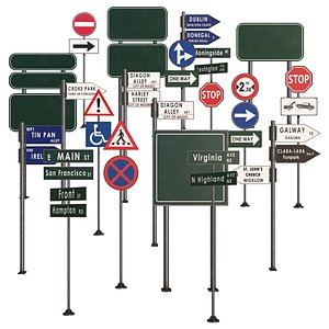 Street Sign-Set 02