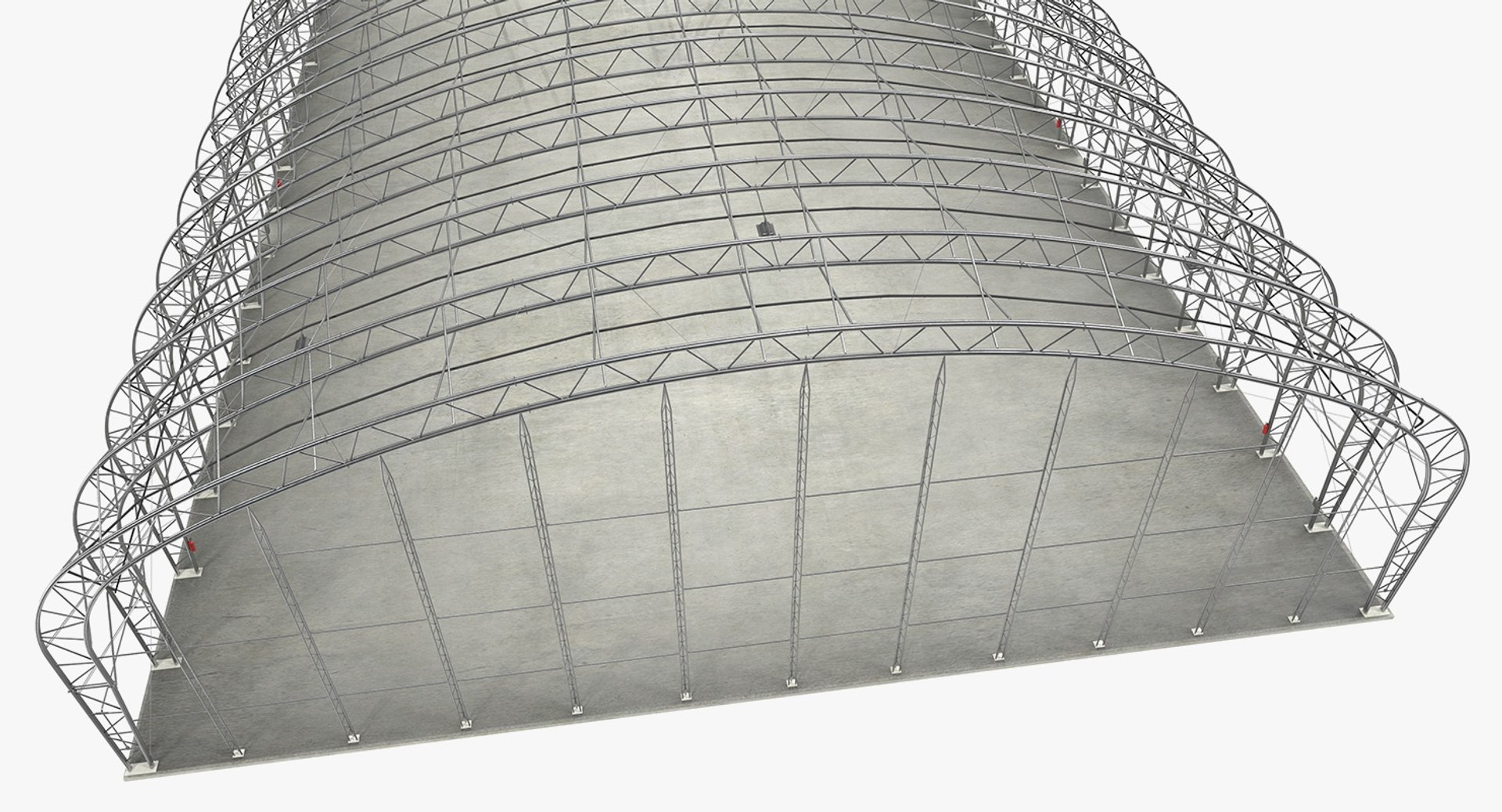 Steel Hangar Building Construction 3D Model - TurboSquid 1395817