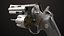 Revolver 05 Médio Prata Todas as Texturas PBR Unity UE