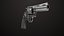Revolver 05 Médio Prata Todas as Texturas PBR Unity UE