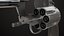 Revolver 05 Médio Prata Todas as Texturas PBR Unity UE