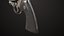 Revolver 05 Médio Prata Todas as Texturas PBR Unity UE