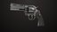 Revolver 05 Médio Prata Todas as Texturas PBR Unity UE