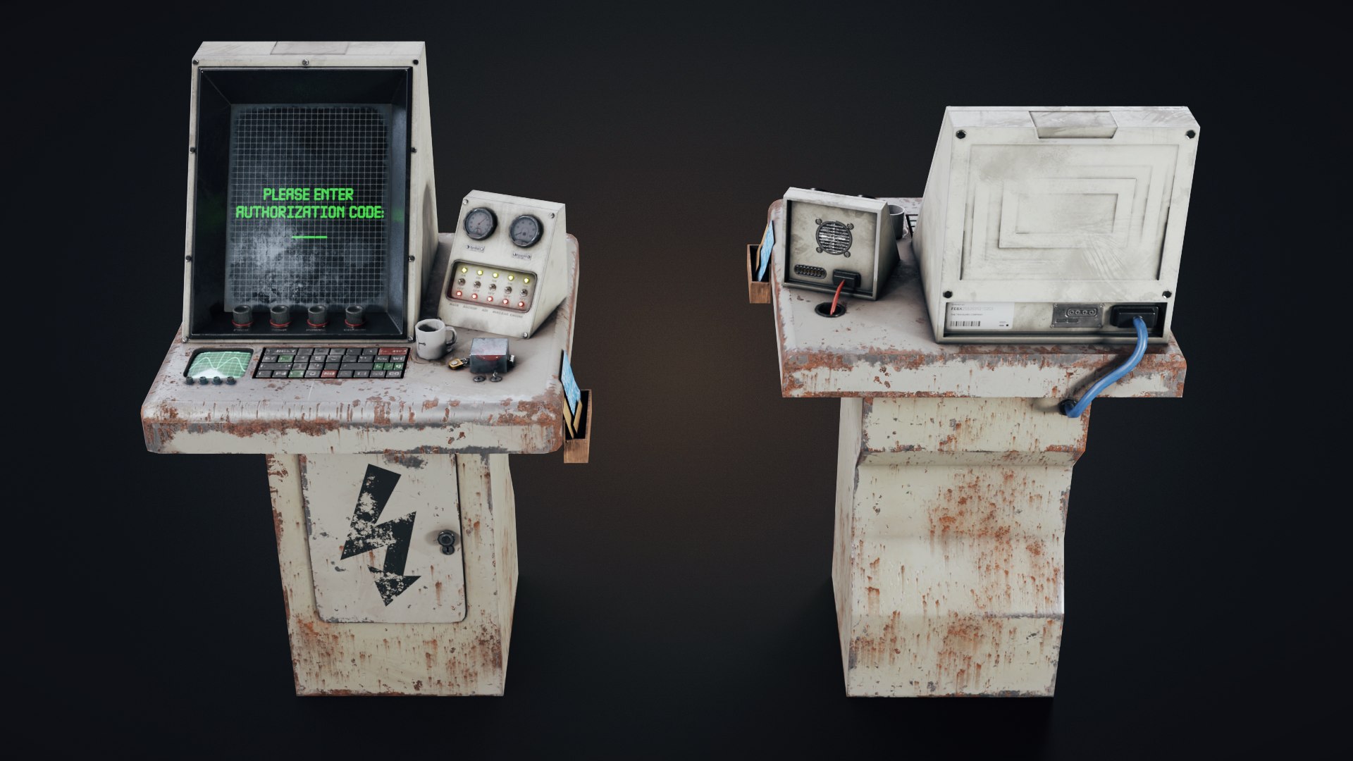 Old Terminal 3D - TurboSquid 1656822
