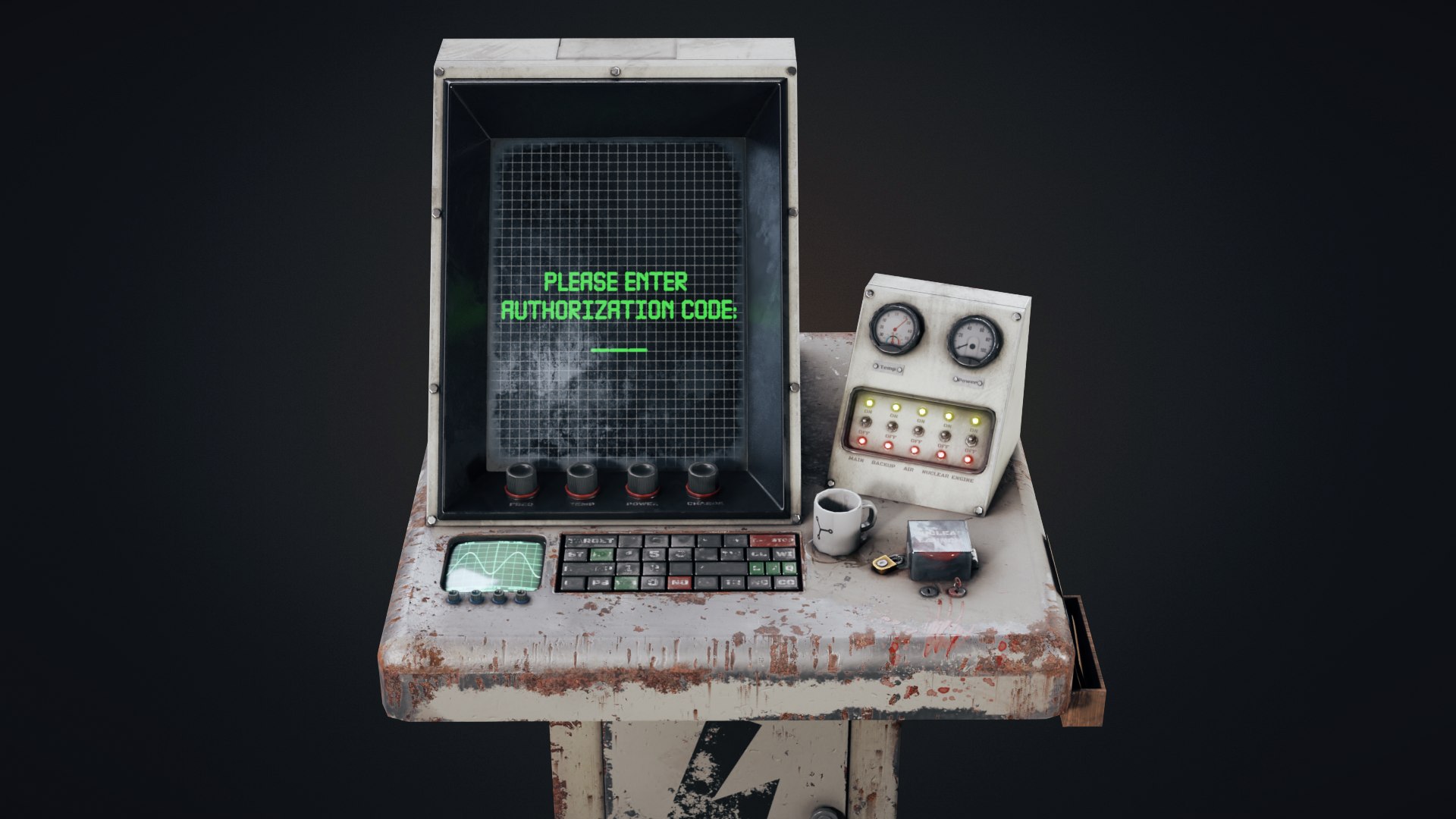 Old Terminal 3D - TurboSquid 1656822