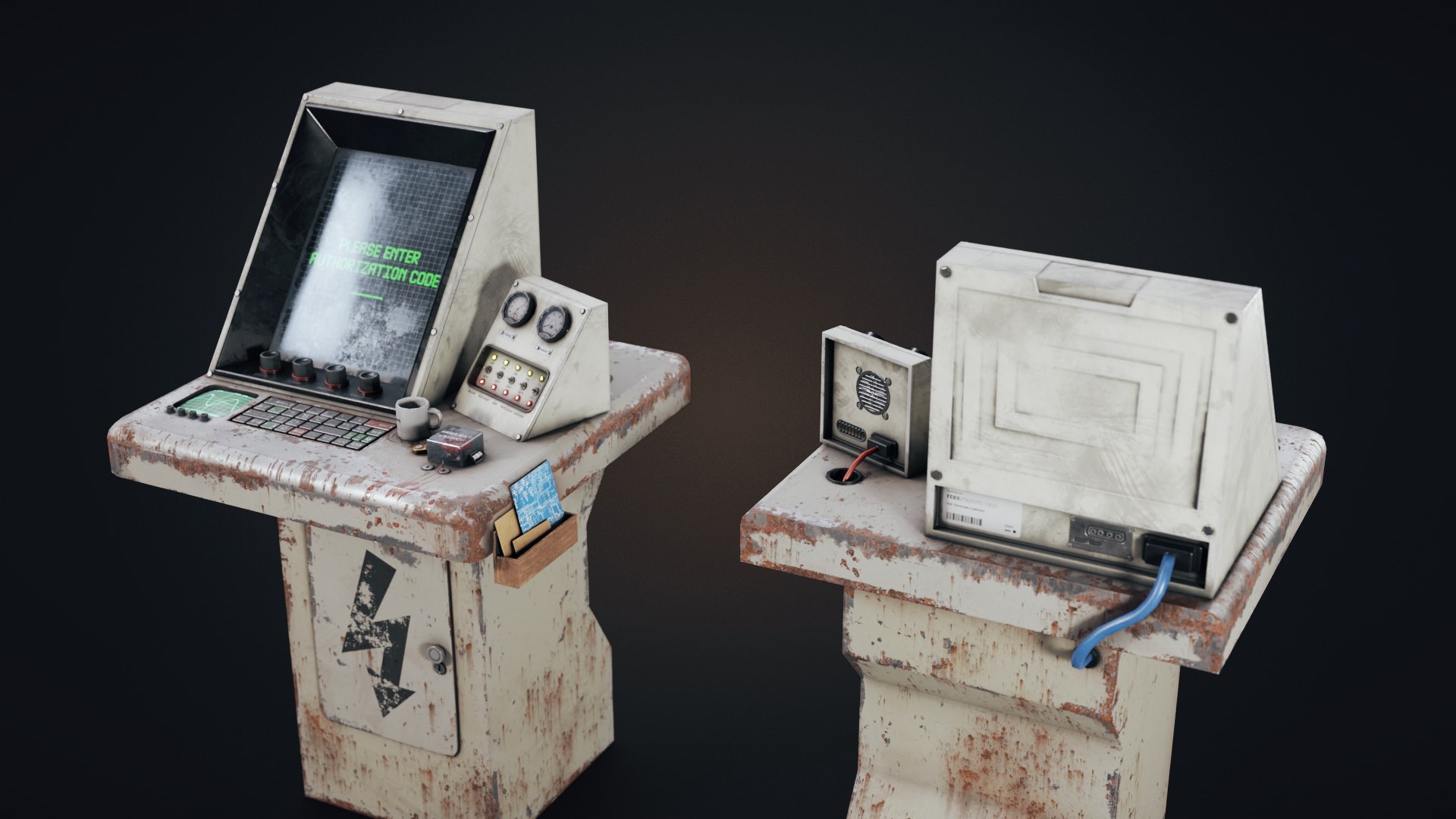Old Terminal 3D - TurboSquid 1656822