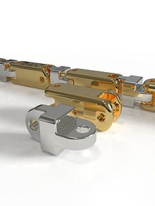 baraka printable chain link 3D model