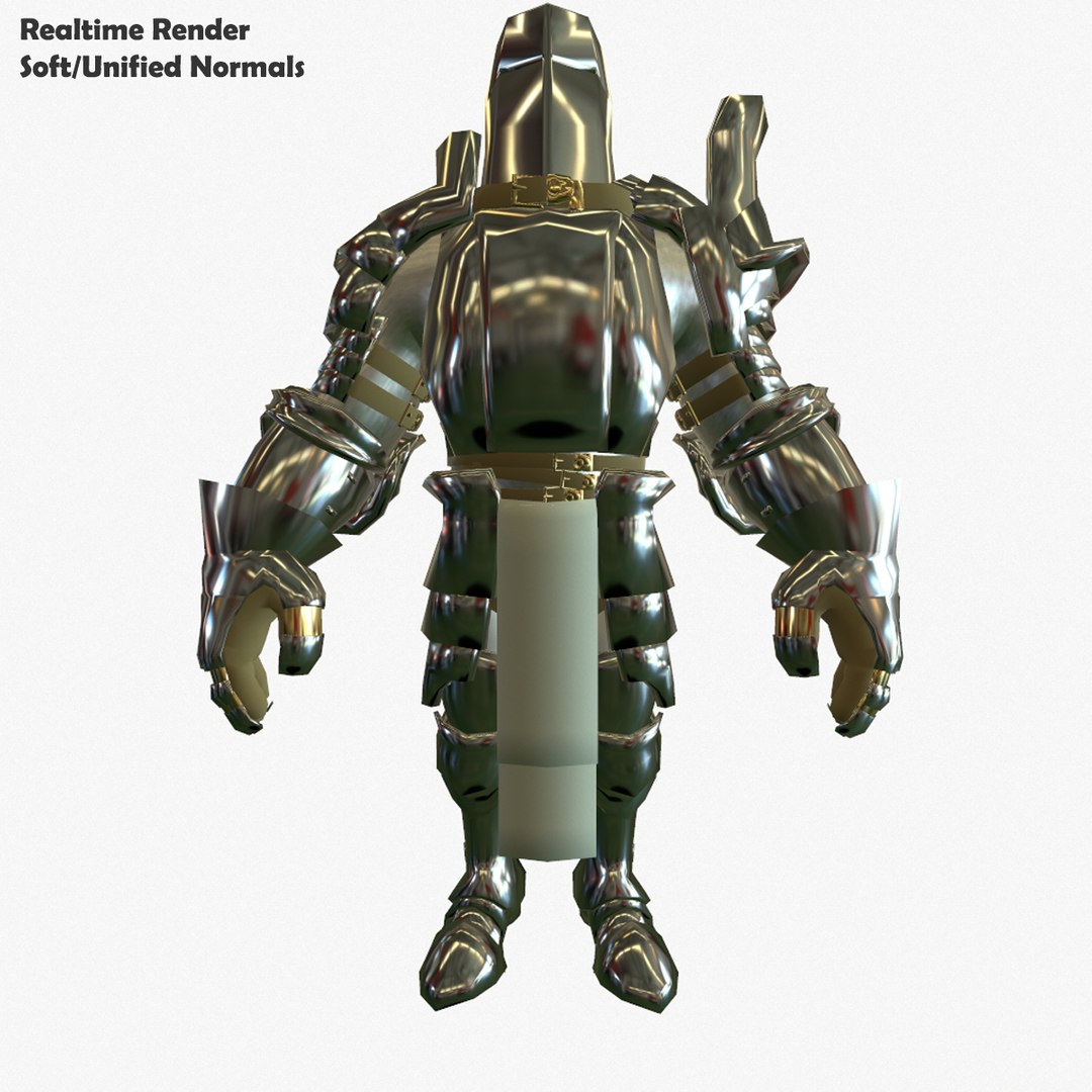 3d Base Mesh Knight Series Model