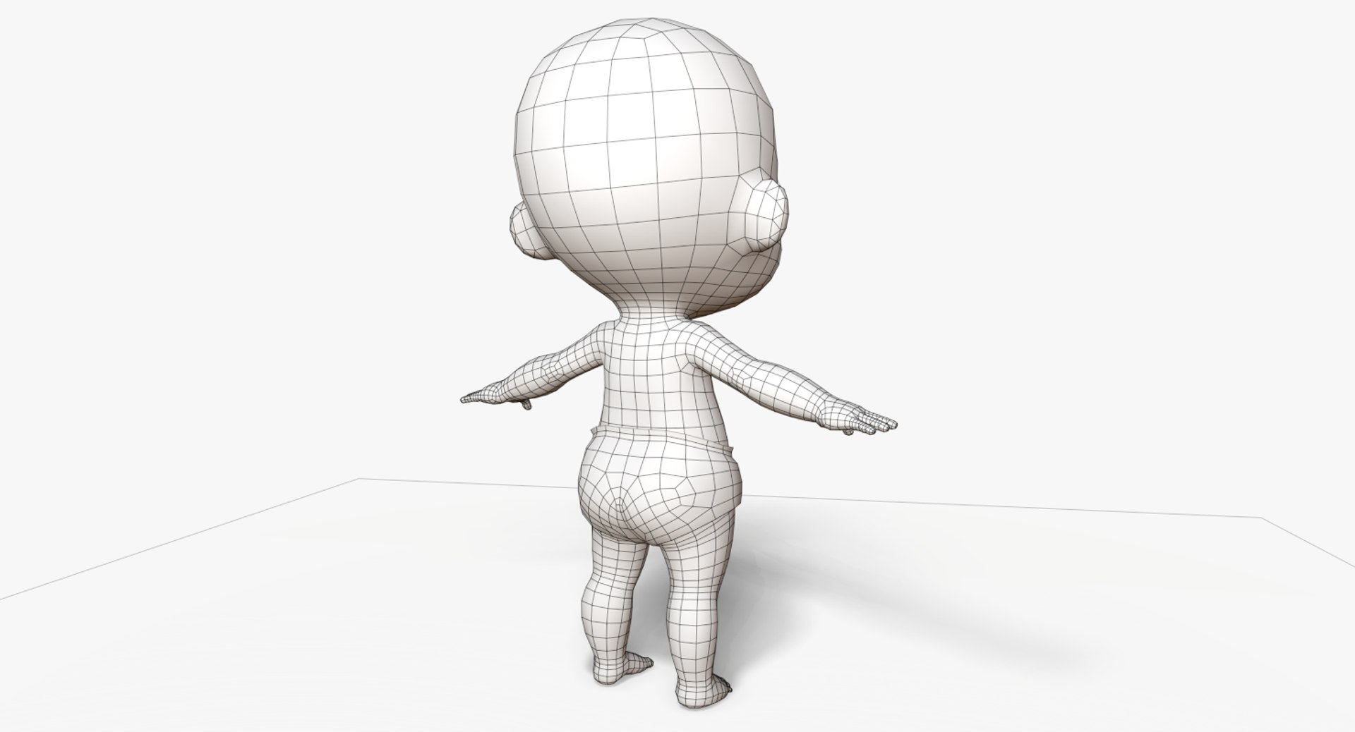 Cartoon Baby Model - TurboSquid 1416527