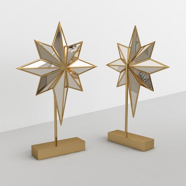 3D gold star