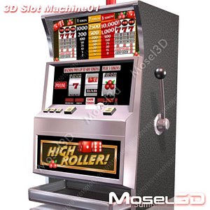 3d model slot machine