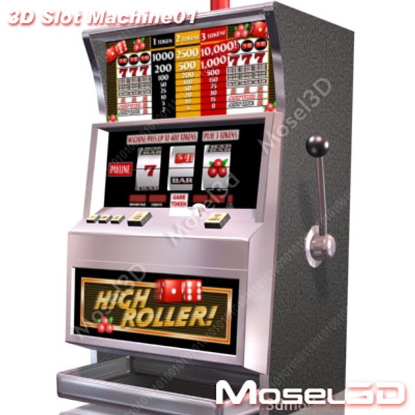 3d model slot machine