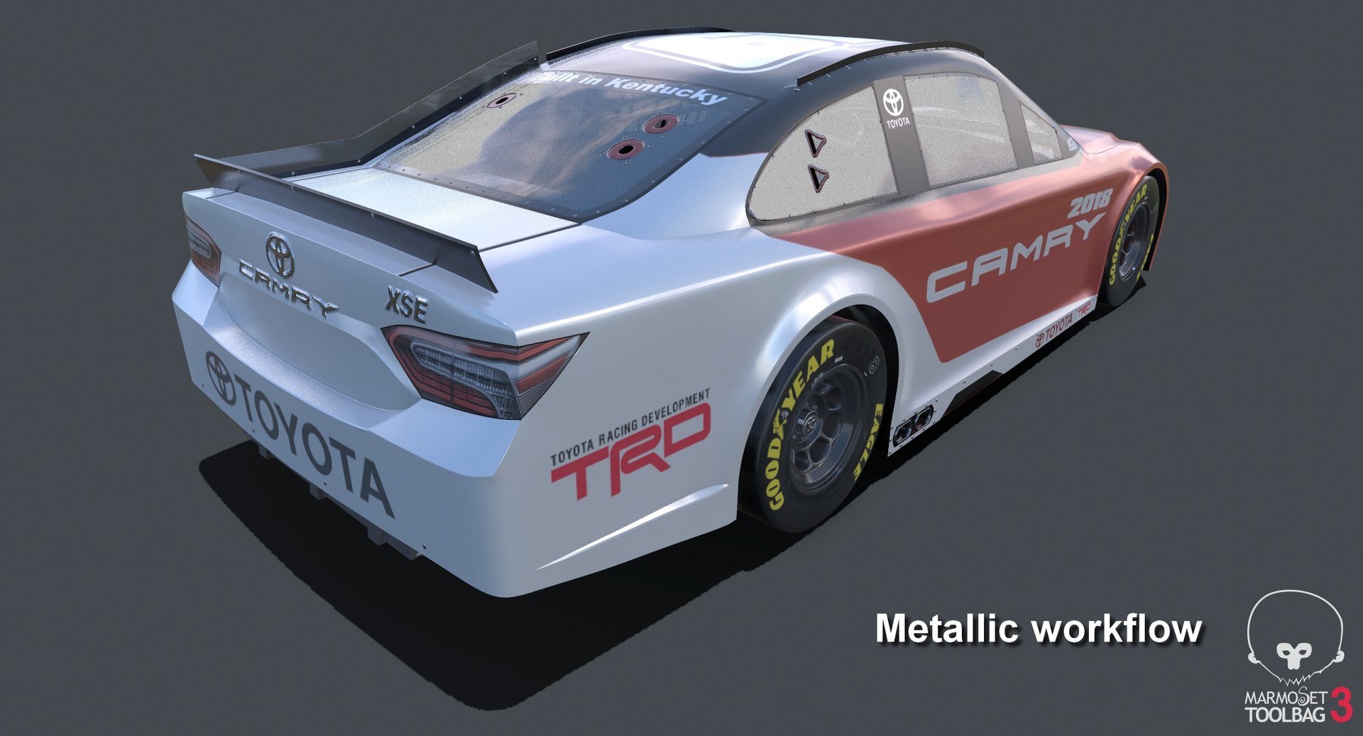 Generic Toyota Camry Nascar 3D Model - TurboSquid 1245106