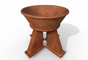raised pit 3D model