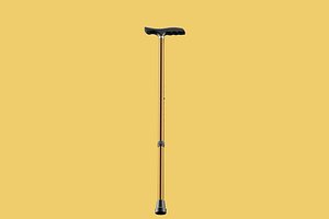 ADJUSTABLE WALKING AIDS CANE ELDERLY STICK CANE TREKKING POLE 3D model