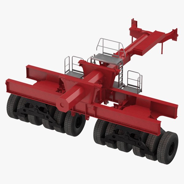 Crane Ballast Trailer Red3Dモデル TurboSquid 2105038