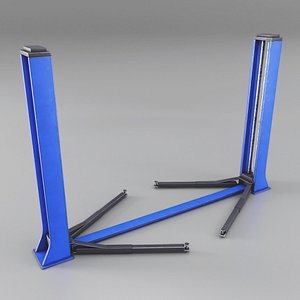 car elevator double 3D model