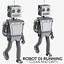 Roboter 01 läuft – sauber und schmutzig